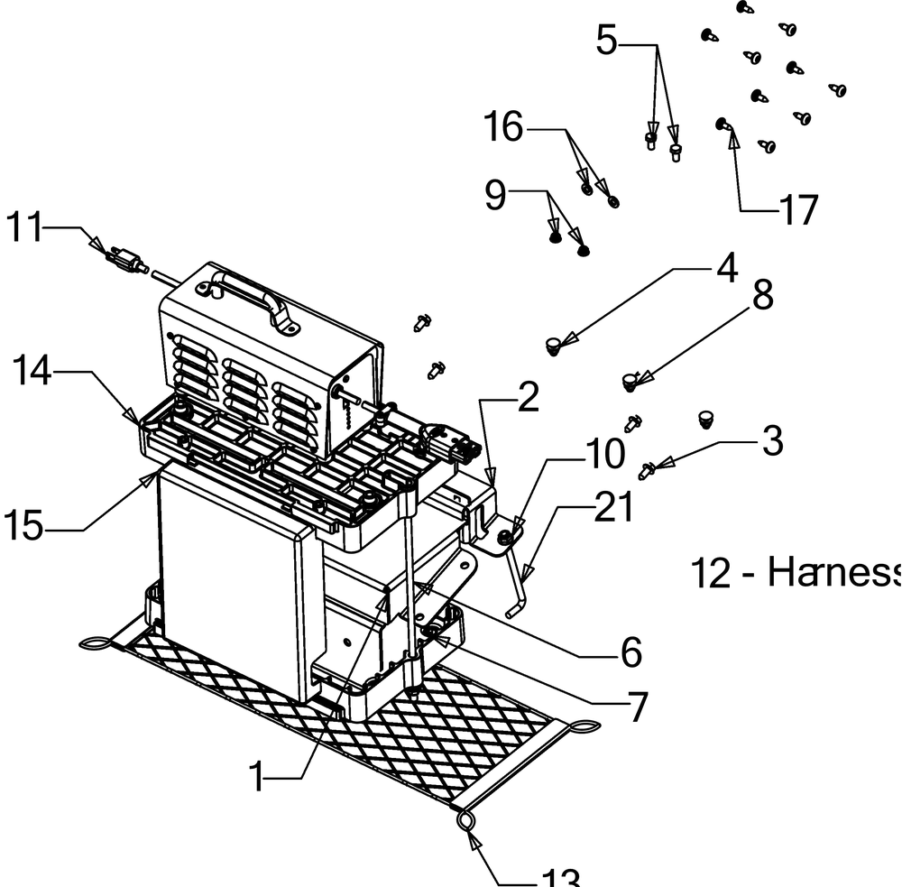 Misc Parts Diagram and Parts List for RZT-S42ZERO (17AVCEDS710)(2016) Cub Cadet Lawn Tractor